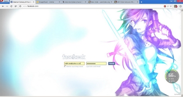 Facebook Login [Sword Art Online Season 3]