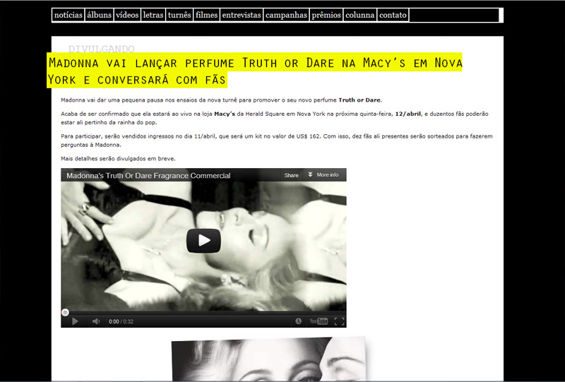 MadonnaOnline - Just the News