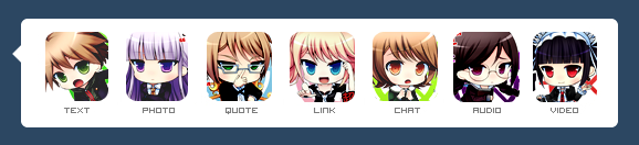 Tumblr Dash Icons: Dangan Ronpa