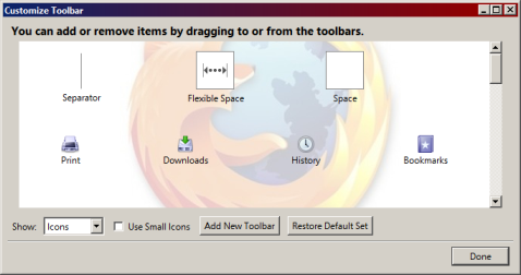 Customize Toolbars (Main Navigation Bar) Custom BG
