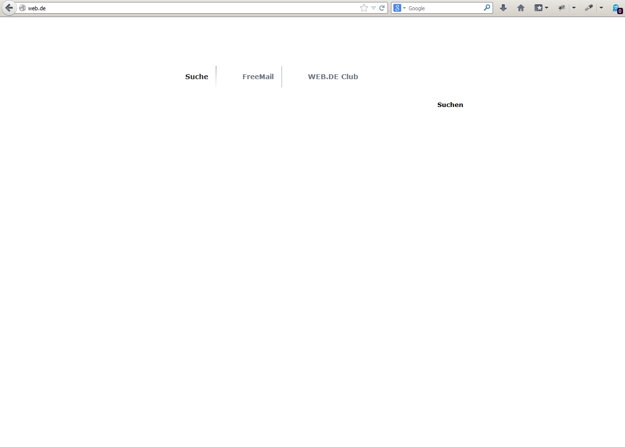 web.de - Login only - angepasst