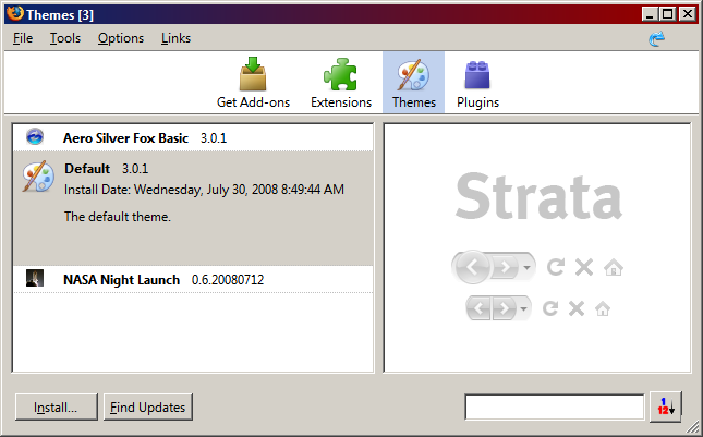 Themes Manager - Smaller Window Splitter