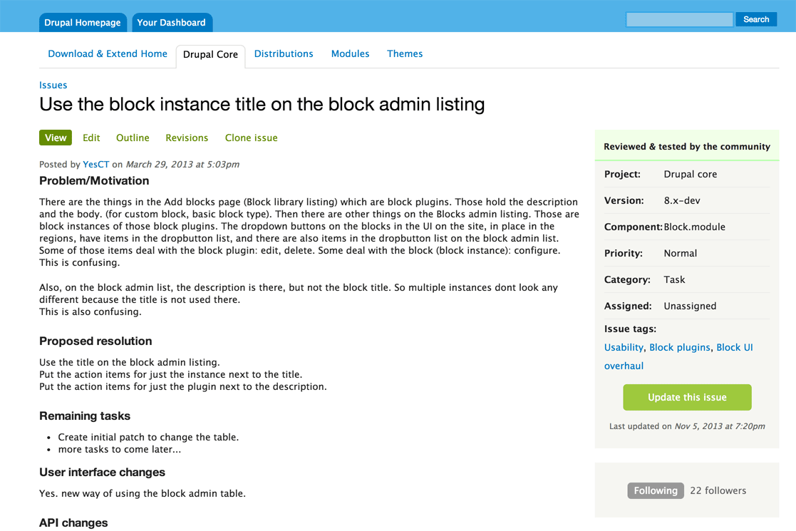 Bojhan's Drupal.org style
