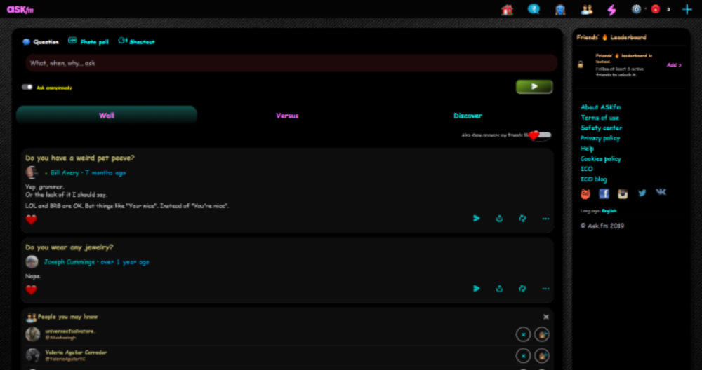 Ask.fm Dark by BamaBraves