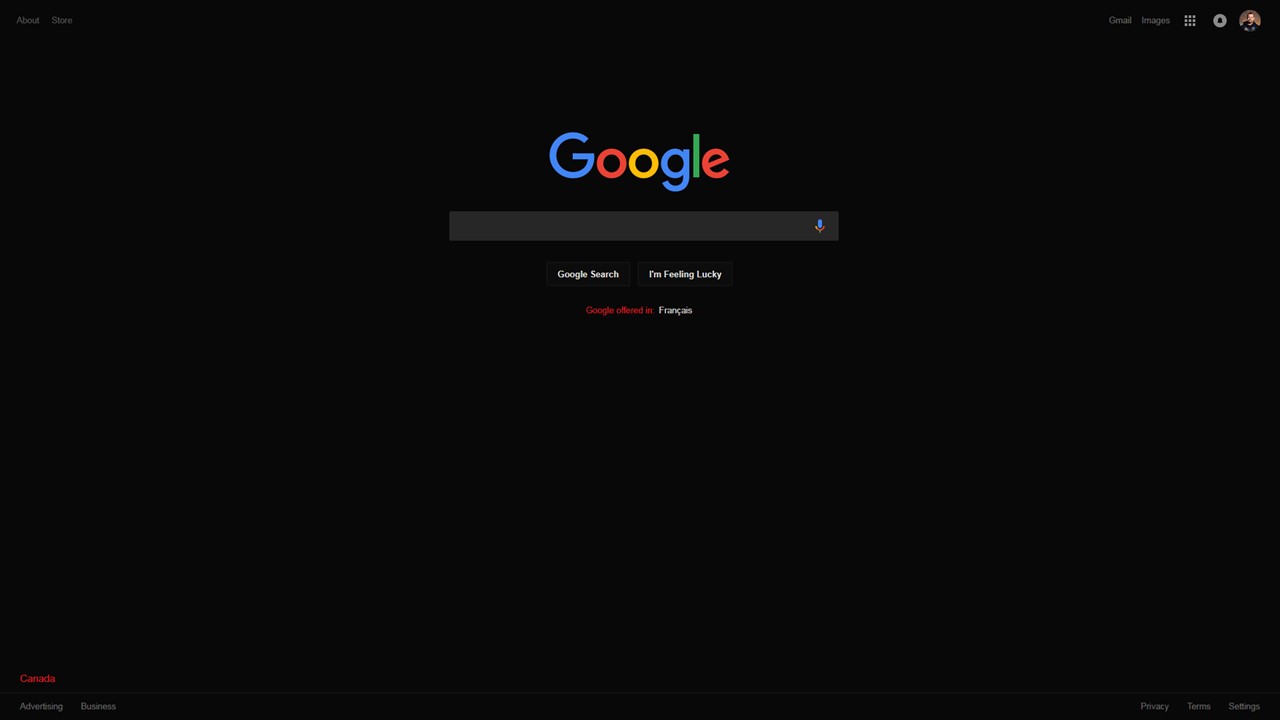 Google Dark Black (-DestructiveBurn-)