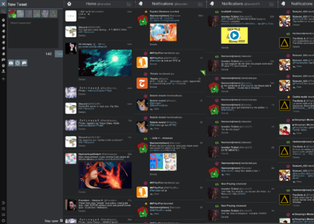 TweetDeck restyled