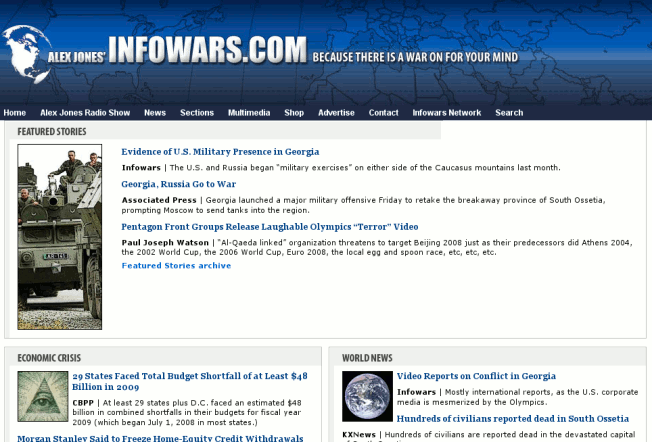 Infowars Clean-up