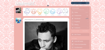 Victorian & Pink- Tumblr Dashboard Theme