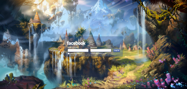 Very nice Facebook theme HD background 2013 NEW