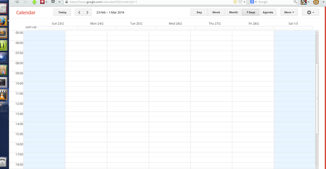 Clean Google Calendar, rebaked