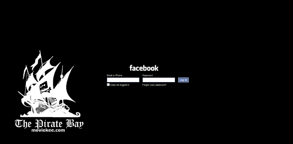 Facebook The Pirate Bay Hacker Theme HD 2013