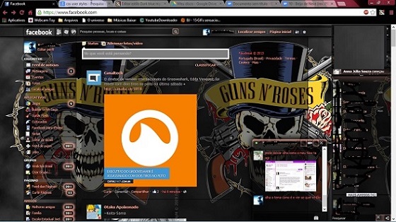 Guns n' Roses and Hellsing Facebook