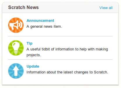 Alternate Scratch News icons