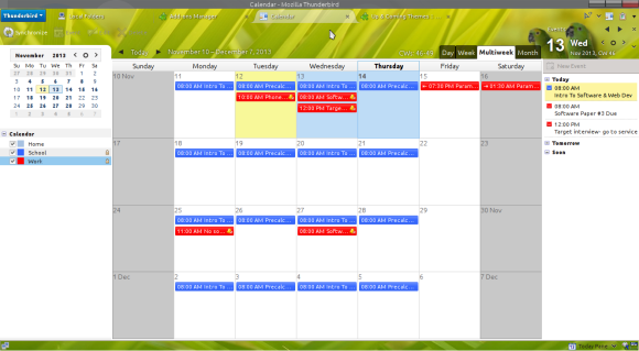 Flatten Calendar