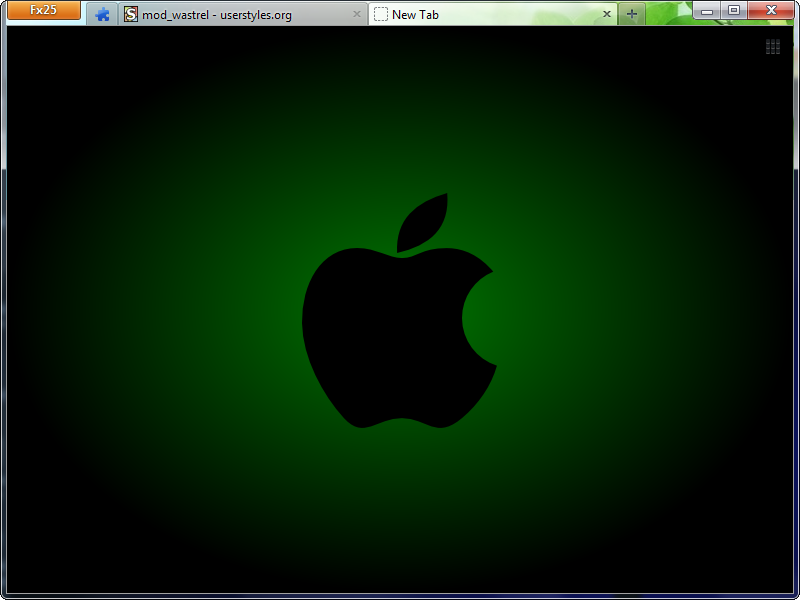 Fx NewTab with Apple