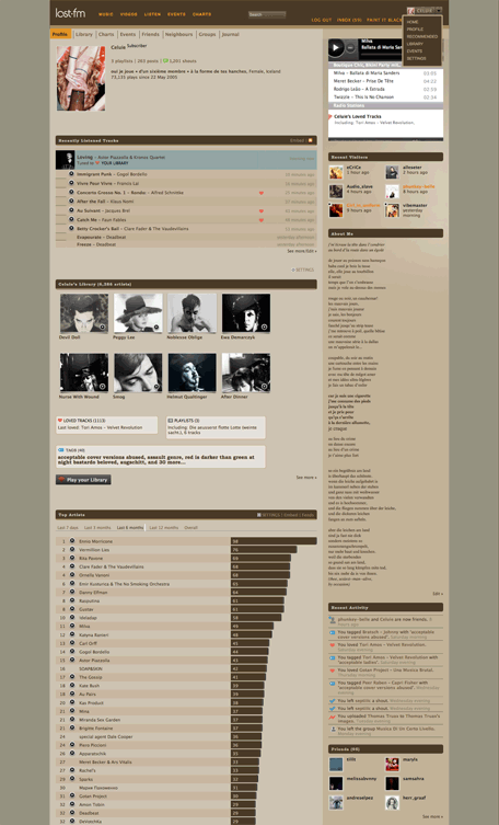 Last.fm Savana Beige