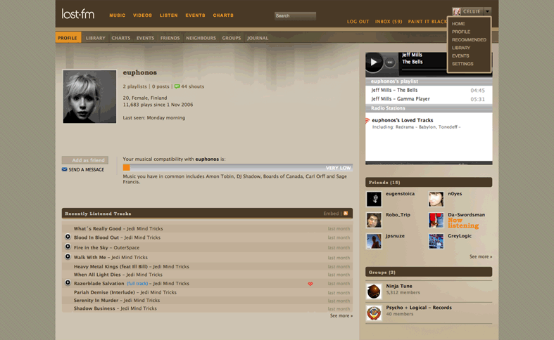 Last.fm Savana Beige v.2 Advanced.Grease