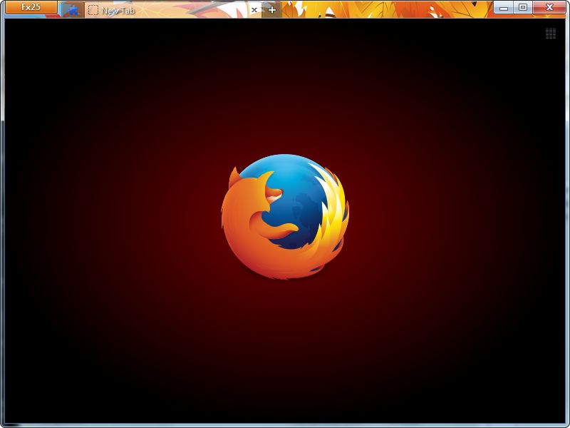 Fx NewTab with Firefox logo