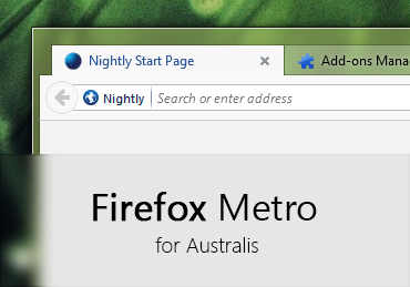 Firefox Metro for Australis