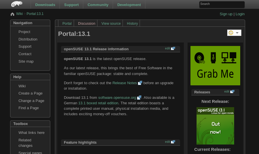 Dark opensuse.org