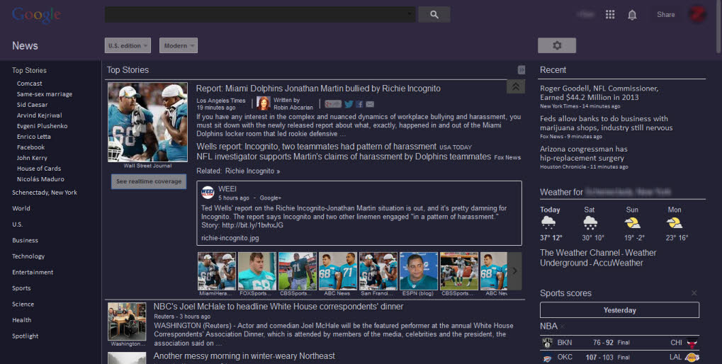 Google News - Dark Purple freecyber