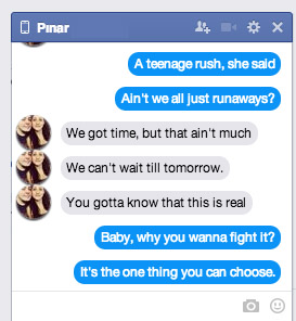 Facebook Chat iOS 7 Style