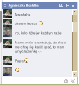 Facebook old simple chat