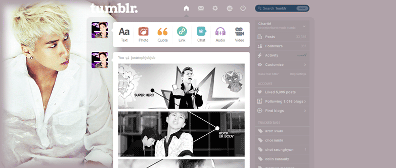 Ravi (VIXX) Tumblr Dashboard 2
