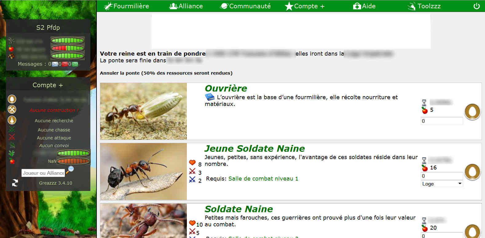 Nouveau design Fourmizzz