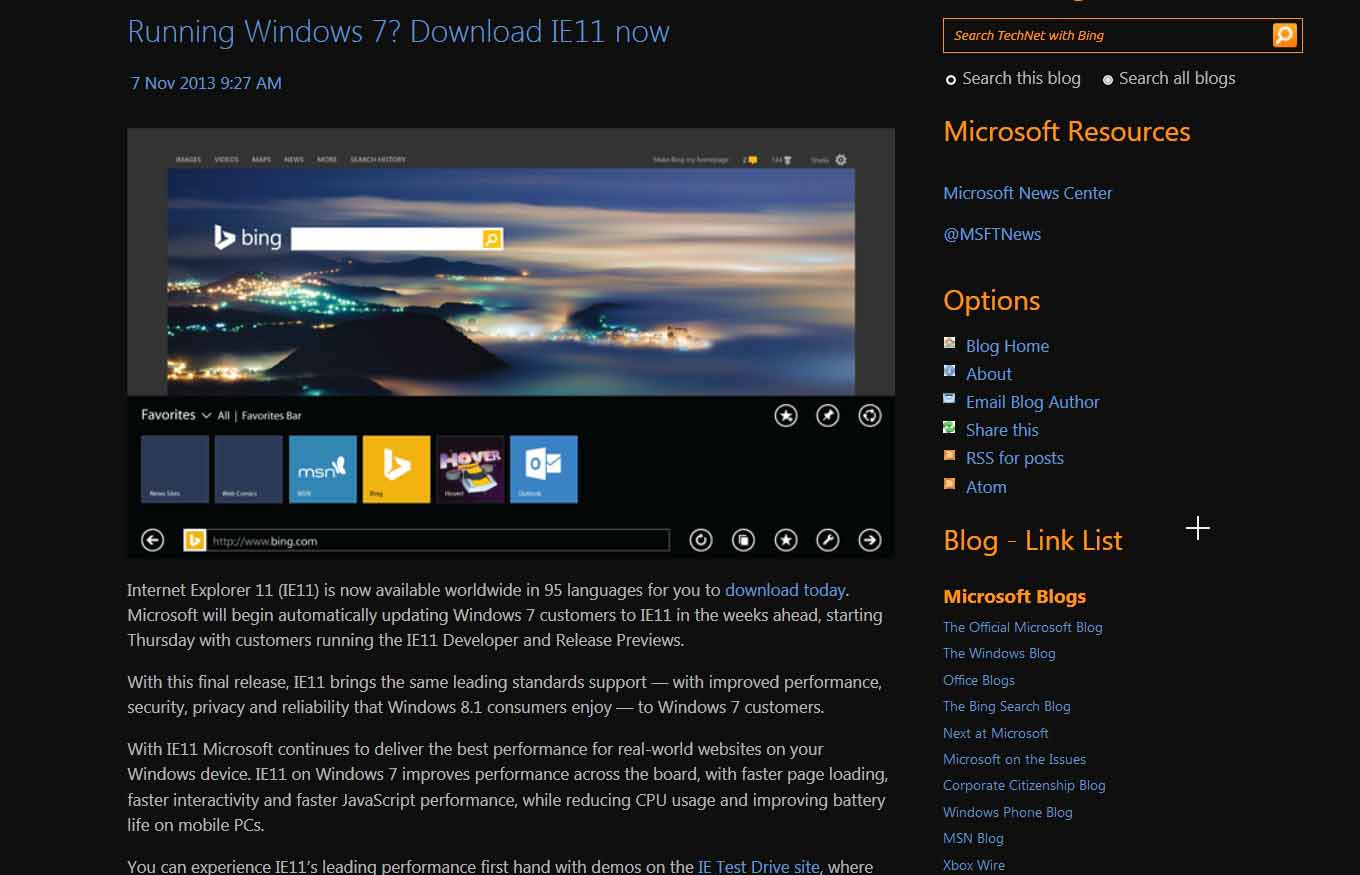 Blogs Technet Dark