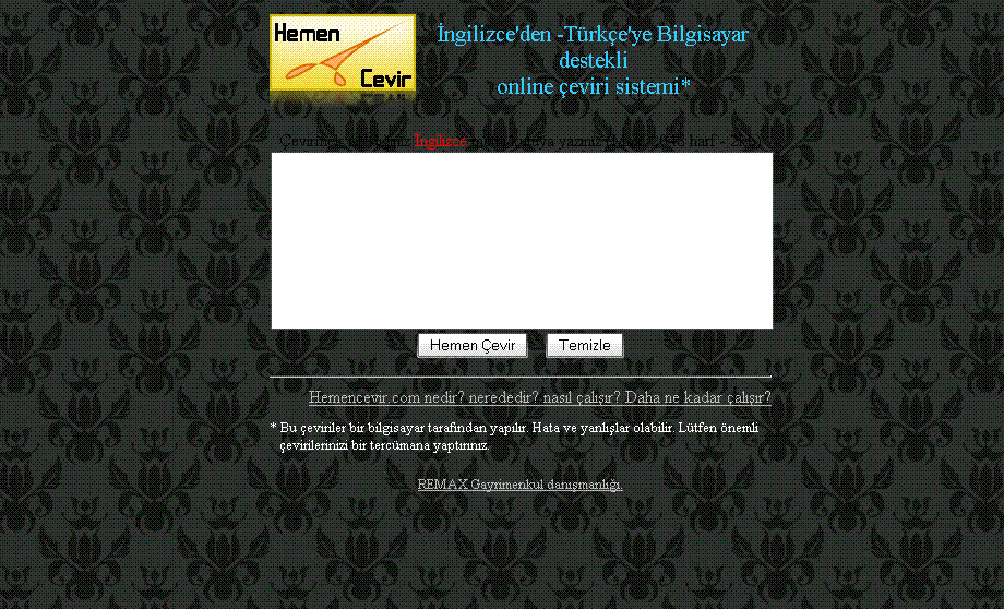 Hemen çevir tema