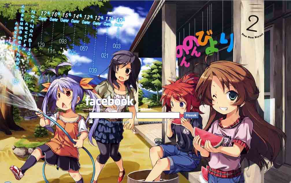 Facebook Login Non Non Biyori by Rz