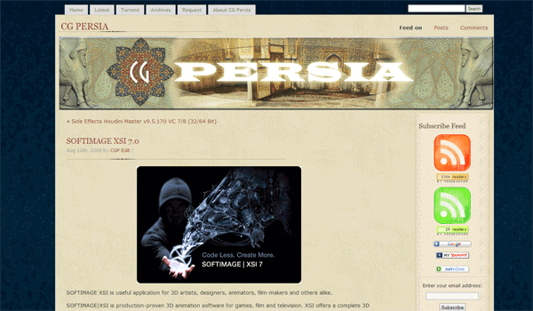 CG Persia - New Style (Wide screen)