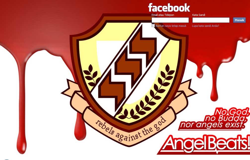 Facebook Login Angel Beats v1 by Rz