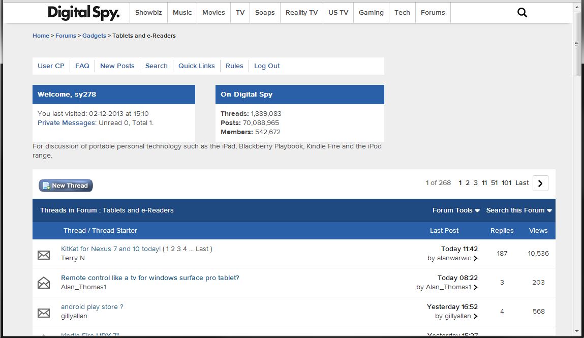 DigitalSpy Blue - Full Width