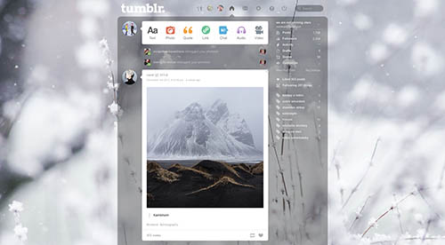 Wintry Dashboard Theme