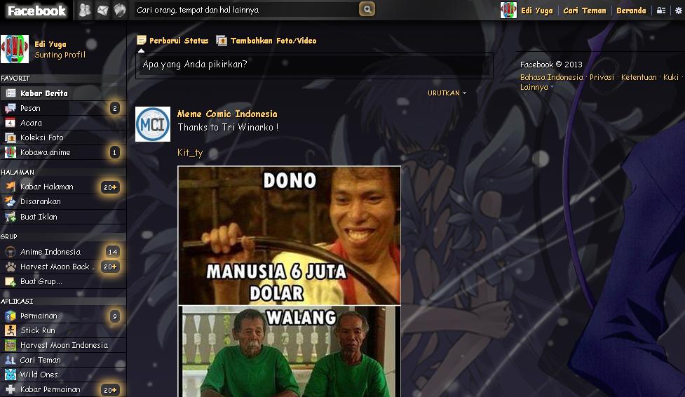 Tema Facebook - Anime 07 Ghost By Edi yuga