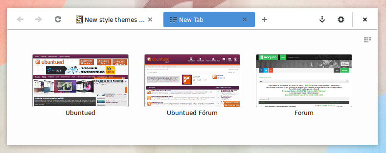 GNOME 3 Firefox