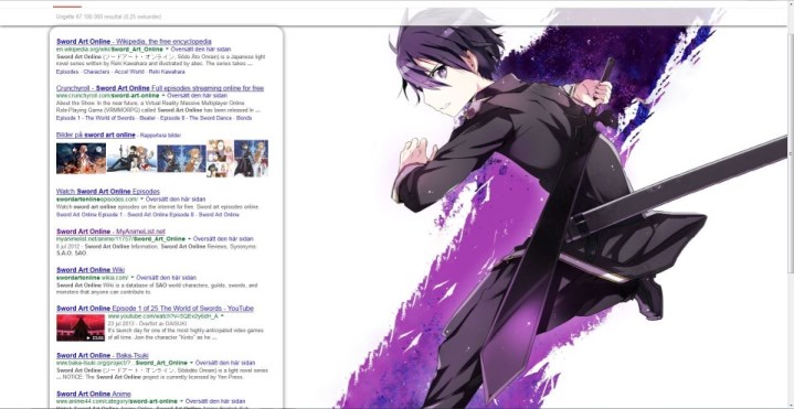 Google - Sword Art Online