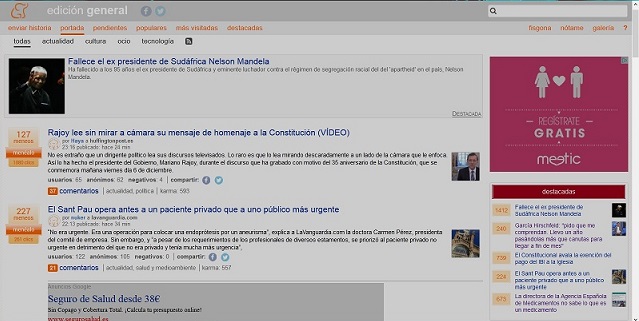 meneame.net (2013) - Menú móvil, ancho 99%