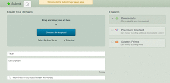 devSUBMIT [deviantArt submission page]