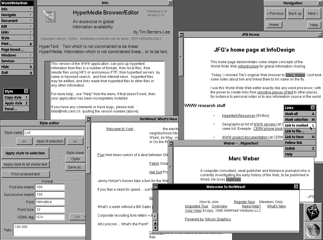 First Web Browser