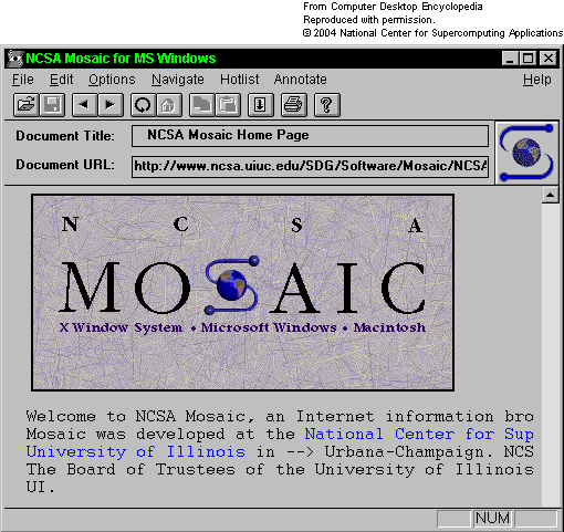 Mosaic Web Browser