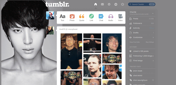 Leo (VIXX) Tumblr Dashboard 3