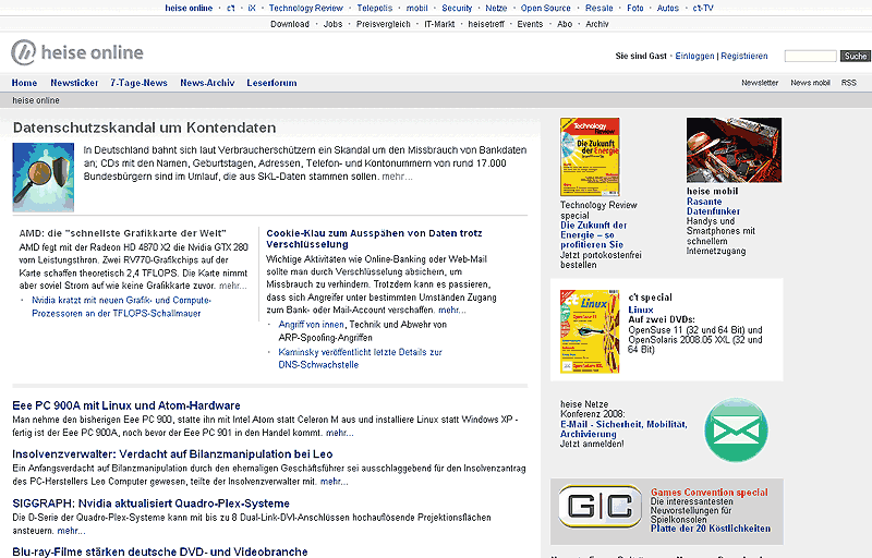heise reloaded