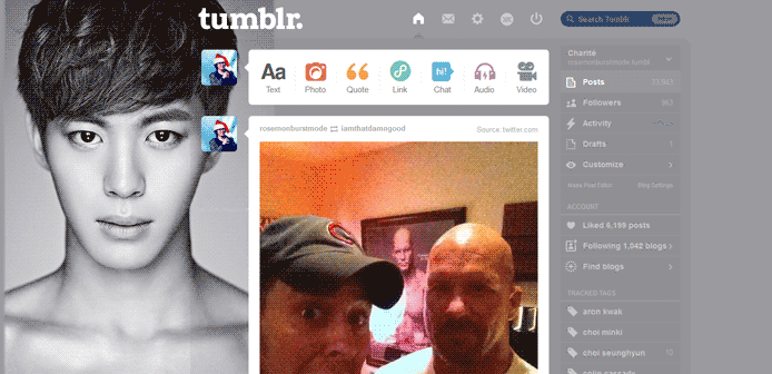 Hongbin (VIXX) Tumblr Dashboard 3