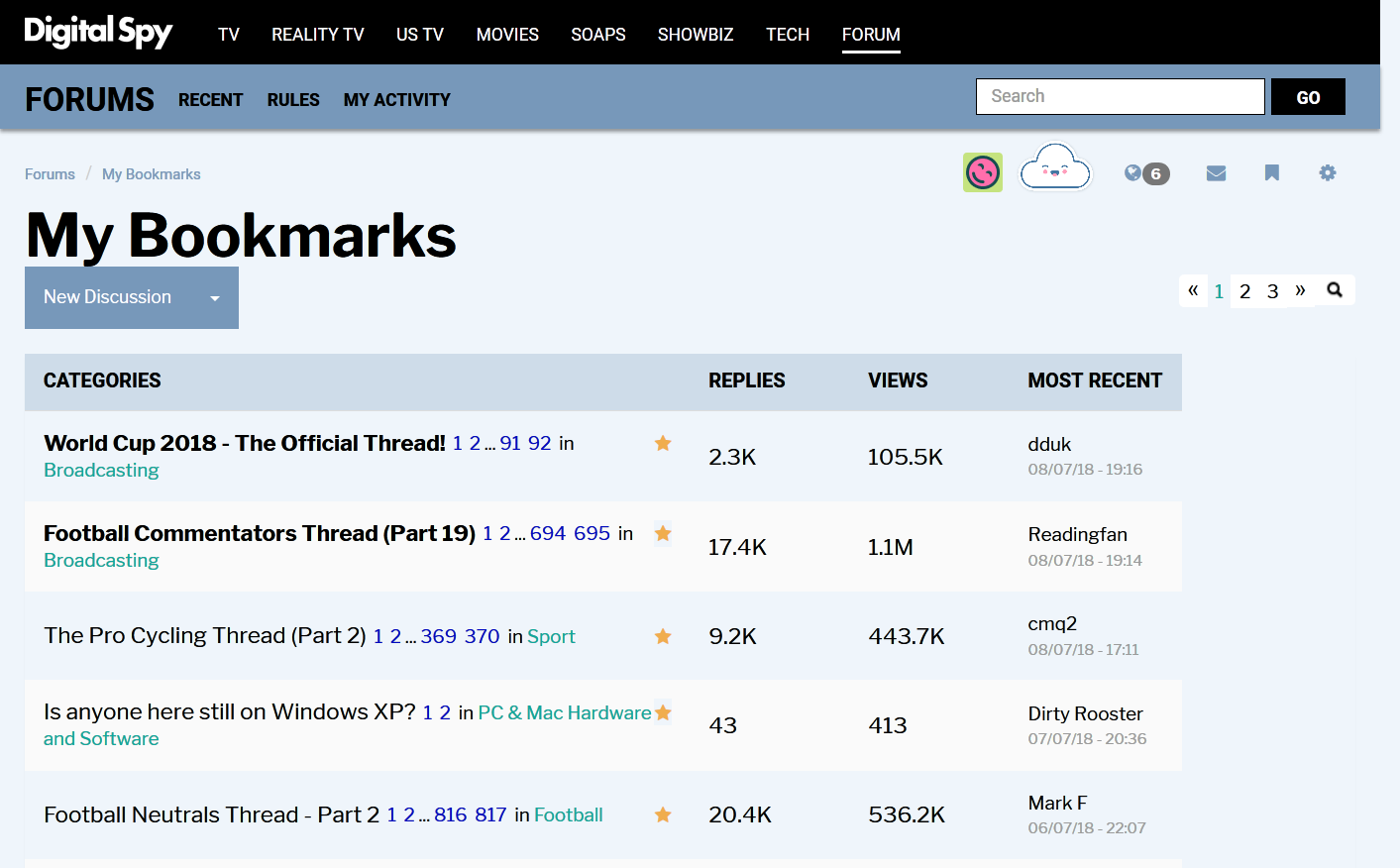 DigitalSpy  - Pastel Blue