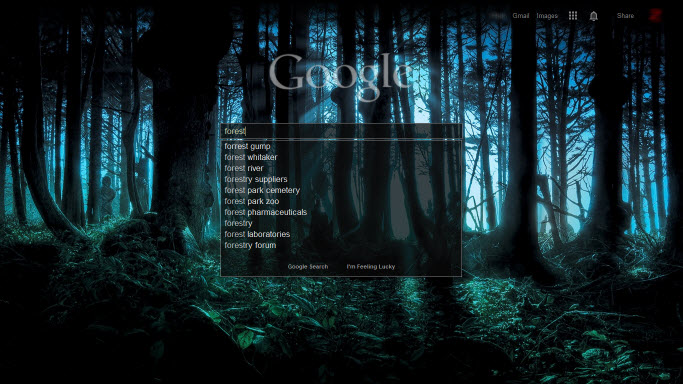 Google Search Home Page Background