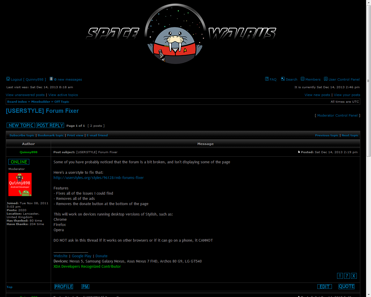 MB Forums Fixer