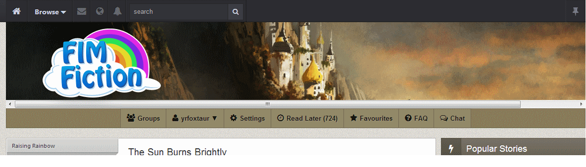 Fimfiction.net header image tweaks